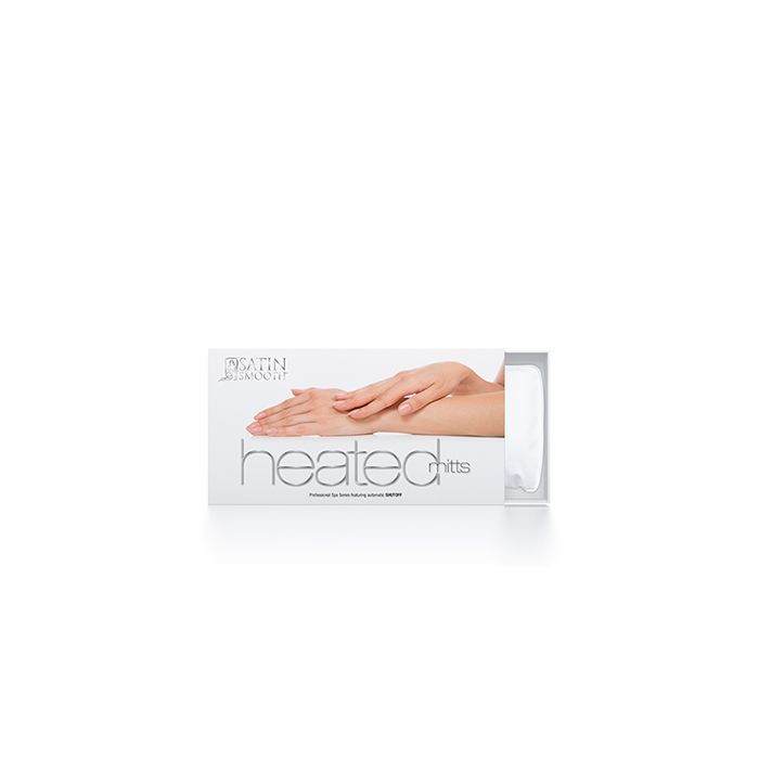 Horizontal view of the Satin Smooth Heated Mitts packet