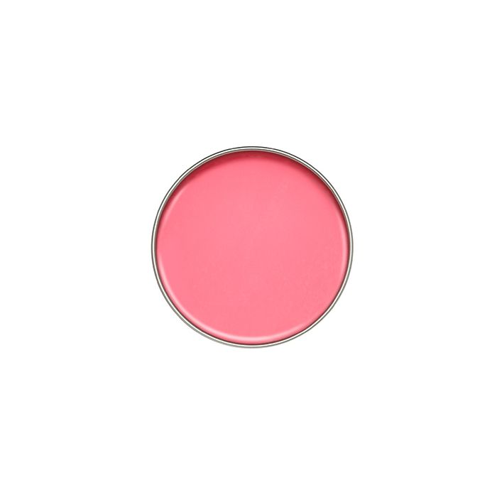 Top view of an open can of Satin Smooth Multidirectional Application Rose Aroma Hard Wax showing its glossy pink color
