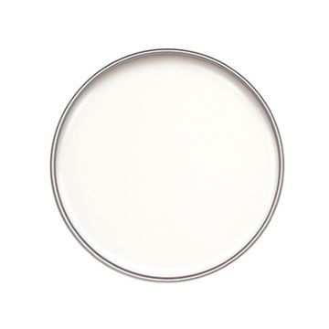 Top view of an open can of Satin Smooth Multidirectional Application Coconut Aroma Hard Wax showing its gloss warm white color